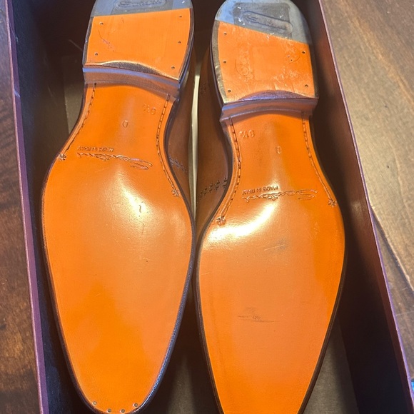 Santoni Emanuel Plain Toe Oxford Tan main image 6
